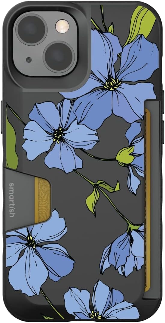 image:imageSmartish iPhone 15 Pro Max MagSafe Case  Gripmunk Slim  MagSafe  Protective  Vintage Floral  Drop Tested 6FT  Wireless Charging  Floral Case for Women  Fits Apple iPhone 15 Pro MaxBlue Blossoms