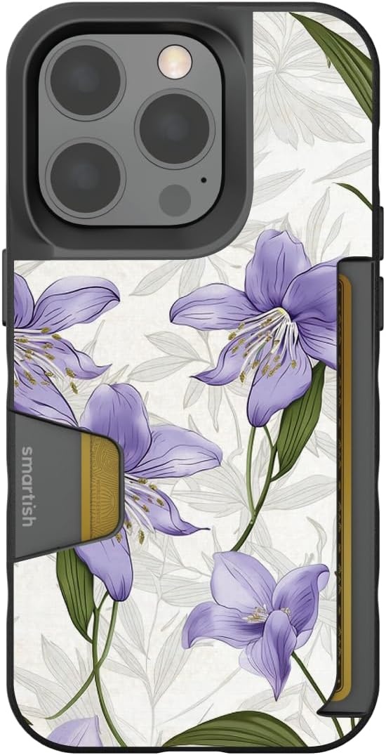 image:imageSmartish iPhone 15 Pro Max MagSafe Case  Gripmunk Slim  MagSafe  Protective  Vintage Floral  Drop Tested 6FT  Wireless Charging  Floral Case for Women  Fits Apple iPhone 15 Pro MaxLily Nouveau Elegance