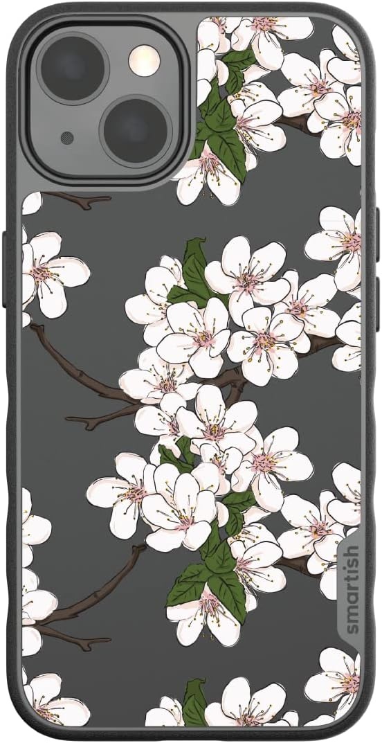 image:imageSmartish iPhone 15 Pro Max MagSafe Case  Gripmunk Slim  MagSafe  Protective  Vintage Floral  Drop Tested 6FT  Wireless Charging  Floral Case for Women  Fits Apple iPhone 15 Pro MaxVery Cherry Blossoms