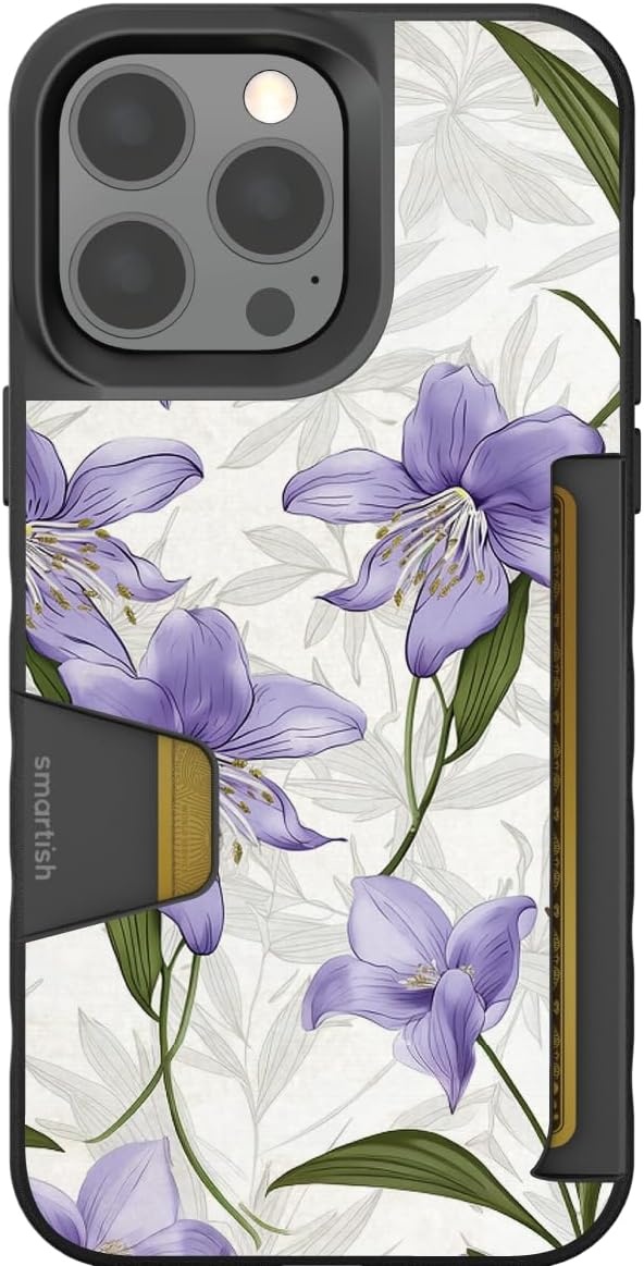 image:imageSmartish iPhone 15 Pro Max MagSafe Case  Gripmunk Slim  MagSafe  Protective  Vintage Floral  Drop Tested 6FT  Wireless Charging  Floral Case for Women  Fits Apple iPhone 15 Pro MaxLily Nouveau Elegance