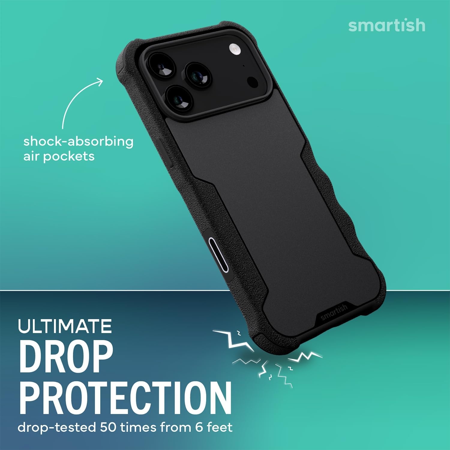 image:imageSmartish iPhone 15 Pro Max MagSafe Case  Gripmunk Slim  MagSafe  Protective  Vintage Floral  Drop Tested 6FT  Wireless Charging  Floral Case for Women  Fits Apple iPhone 15 Pro MaxAw Shoots