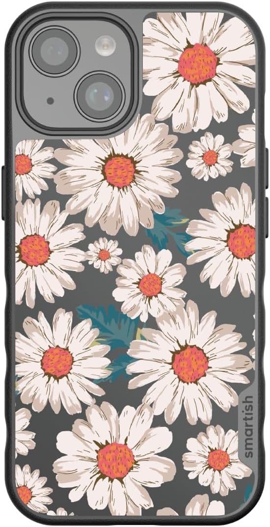 image:imageSmartish iPhone 15 Pro Max MagSafe Case  Gripmunk Slim  MagSafe  Protective  Vintage Floral  Drop Tested 6FT  Wireless Charging  Floral Case for Women  Fits Apple iPhone 15 Pro MaxDaisy If You Do