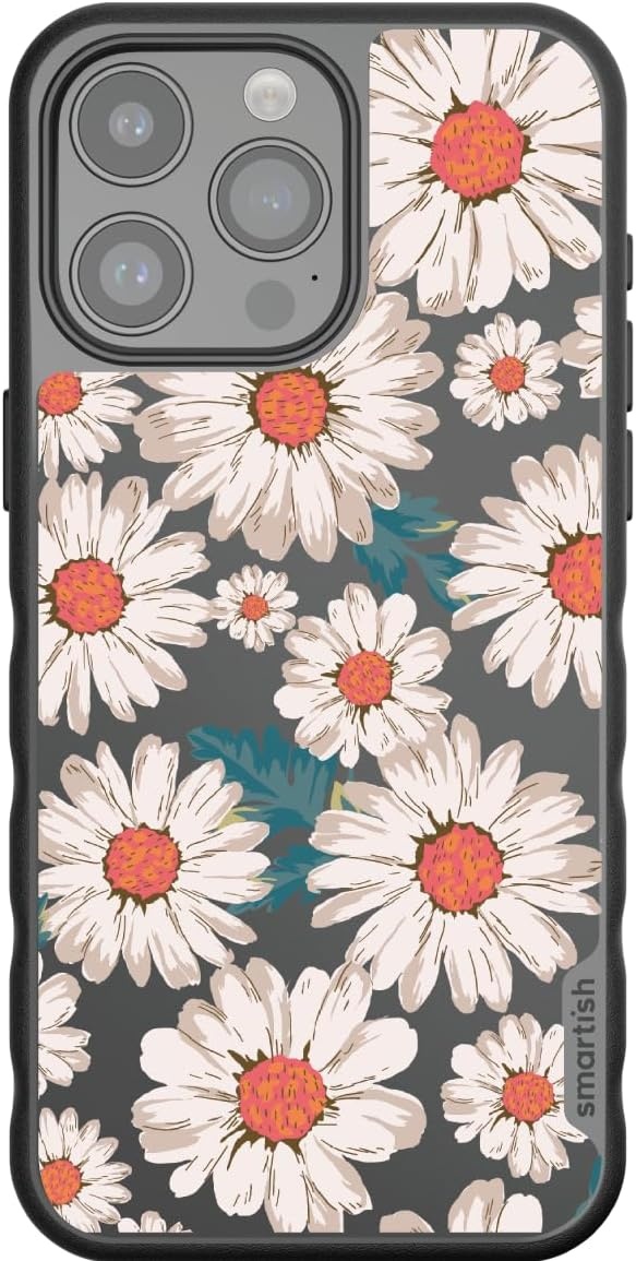 image:imageSmartish iPhone 15 Pro Max MagSafe Case  Gripmunk Slim  MagSafe  Protective  Vintage Floral  Drop Tested 6FT  Wireless Charging  Floral Case for Women  Fits Apple iPhone 15 Pro MaxDaisy If You Do