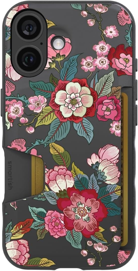 image:imageSmartish iPhone 15 Pro Max MagSafe Case  Gripmunk Slim  MagSafe  Protective  Vintage Floral  Drop Tested 6FT  Wireless Charging  Floral Case for Women  Fits Apple iPhone 15 Pro MaxVintage Floral