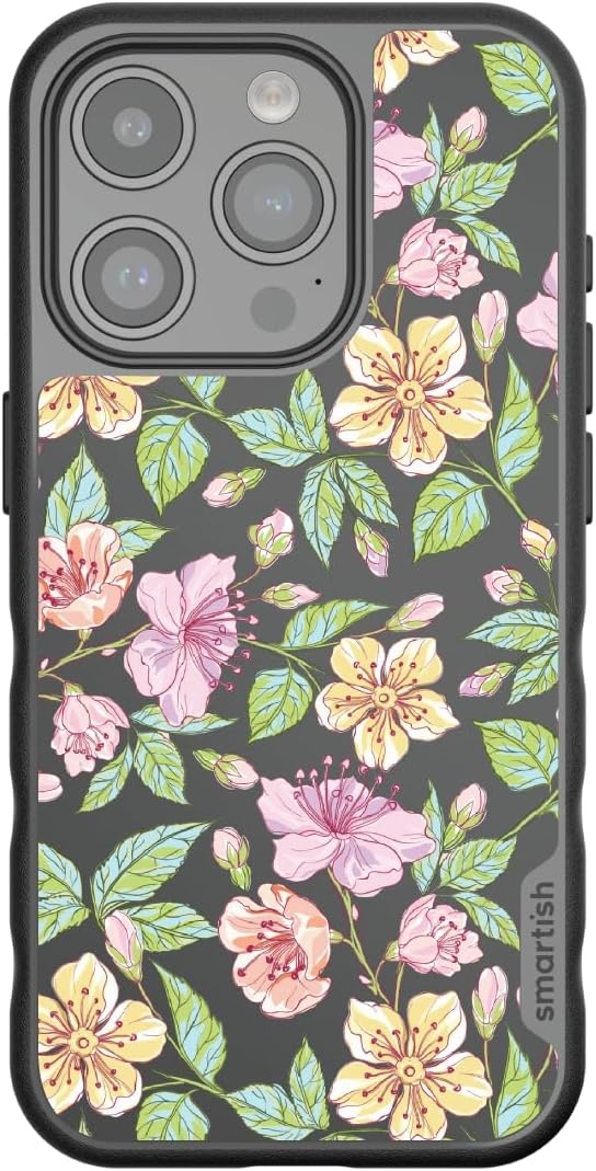 image:imageSmartish iPhone 15 Pro Max MagSafe Case  Gripmunk Slim  MagSafe  Protective  Vintage Floral  Drop Tested 6FT  Wireless Charging  Floral Case for Women  Fits Apple iPhone 15 Pro MaxSpring Fling
