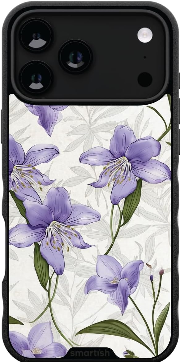 image:imageSmartish iPhone 15 Pro Max MagSafe Case  Gripmunk Slim  MagSafe  Protective  Vintage Floral  Drop Tested 6FT  Wireless Charging  Floral Case for Women  Fits Apple iPhone 15 Pro MaxLily Nouveau Elegance