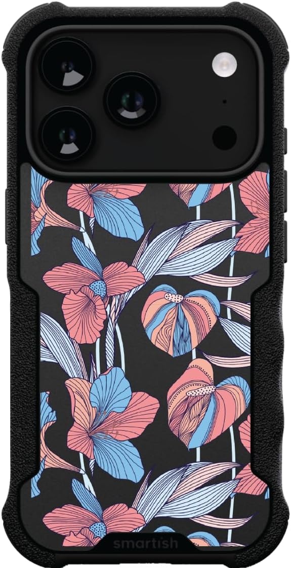 image:imageSmartish iPhone 15 Pro Max MagSafe Case  Gripmunk Slim  MagSafe  Protective  Vintage Floral  Drop Tested 6FT  Wireless Charging  Floral Case for Women  Fits Apple iPhone 15 Pro MaxOh Lily