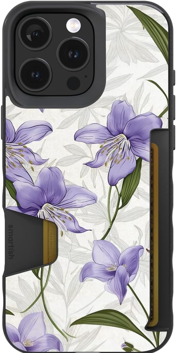 image:imageSmartish iPhone 15 Pro Max MagSafe Case  Gripmunk Slim  MagSafe  Protective  Vintage Floral  Drop Tested 6FT  Wireless Charging  Floral Case for Women  Fits Apple iPhone 15 Pro MaxLily Nouveau Elegance