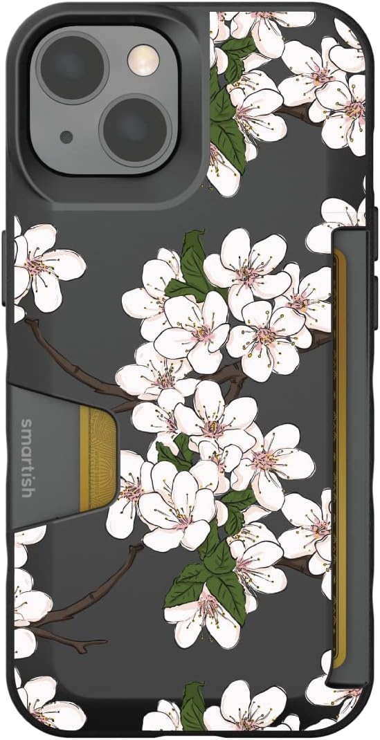 image:imageSmartish iPhone 15 Pro Max MagSafe Case  Gripmunk Slim  MagSafe  Protective  Vintage Floral  Drop Tested 6FT  Wireless Charging  Floral Case for Women  Fits Apple iPhone 15 Pro MaxVery Cherry Blossoms