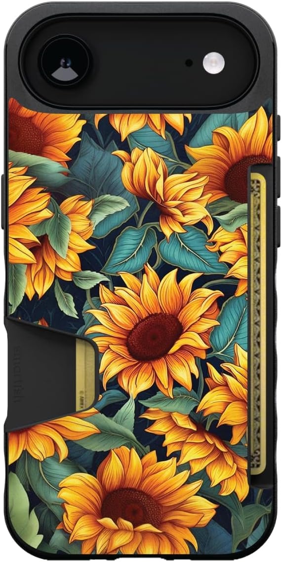 image:imageSmartish iPhone 15 Pro Max MagSafe Case  Gripmunk Slim  MagSafe  Protective  Vintage Floral  Drop Tested 6FT  Wireless Charging  Floral Case for Women  Fits Apple iPhone 15 Pro MaxSunflower Power