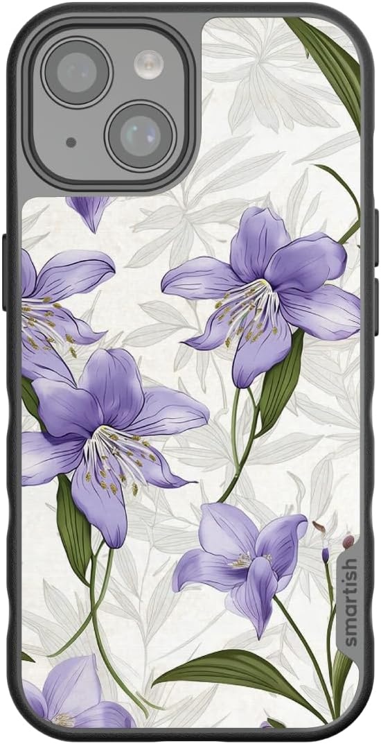 image:imageSmartish iPhone 15 Pro Max MagSafe Case  Gripmunk Slim  MagSafe  Protective  Vintage Floral  Drop Tested 6FT  Wireless Charging  Floral Case for Women  Fits Apple iPhone 15 Pro MaxLily Nouveau Elegance