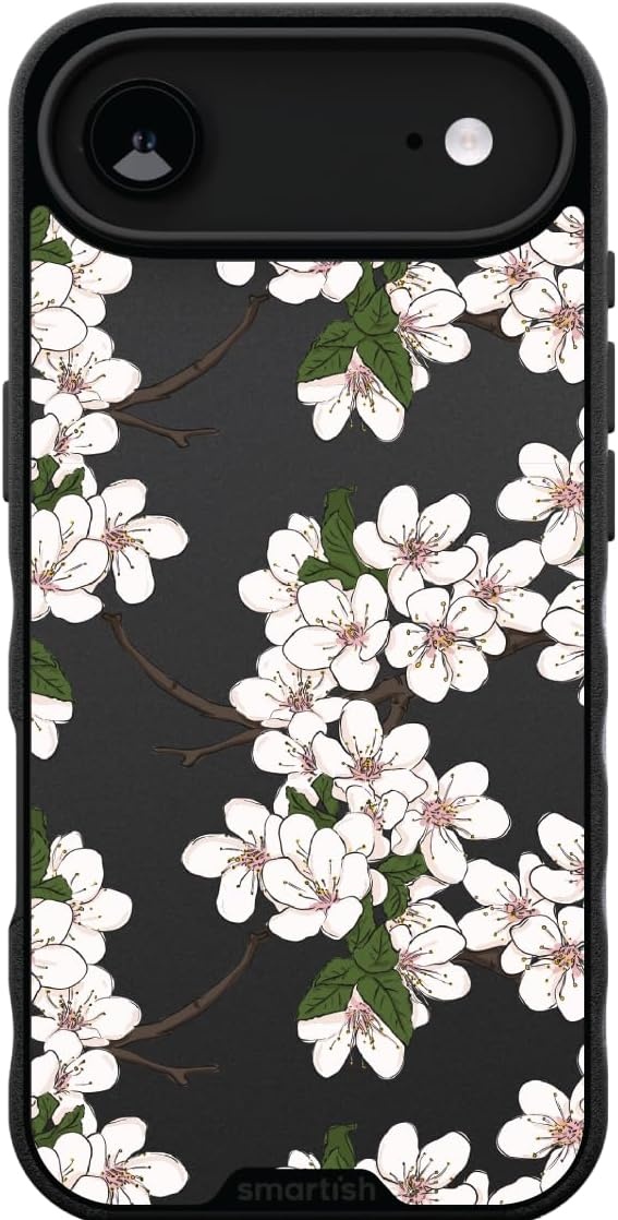 image:imageSmartish iPhone 15 Pro Max MagSafe Case  Gripmunk Slim  MagSafe  Protective  Vintage Floral  Drop Tested 6FT  Wireless Charging  Floral Case for Women  Fits Apple iPhone 15 Pro MaxVery Cherry Blossoms