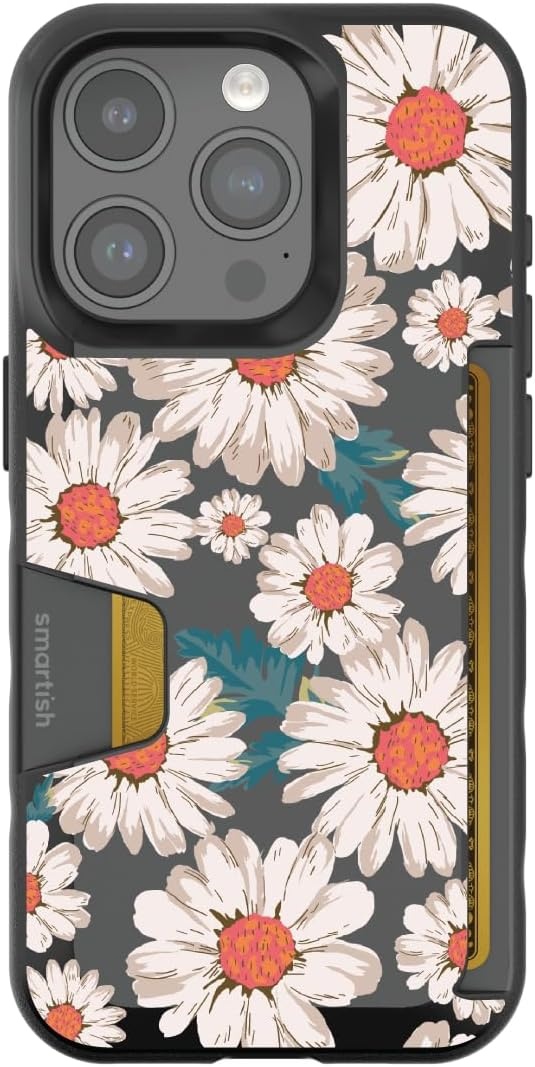 image:imageSmartish iPhone 15 Pro Max MagSafe Case  Gripmunk Slim  MagSafe  Protective  Vintage Floral  Drop Tested 6FT  Wireless Charging  Floral Case for Women  Fits Apple iPhone 15 Pro MaxDaisy If You Do