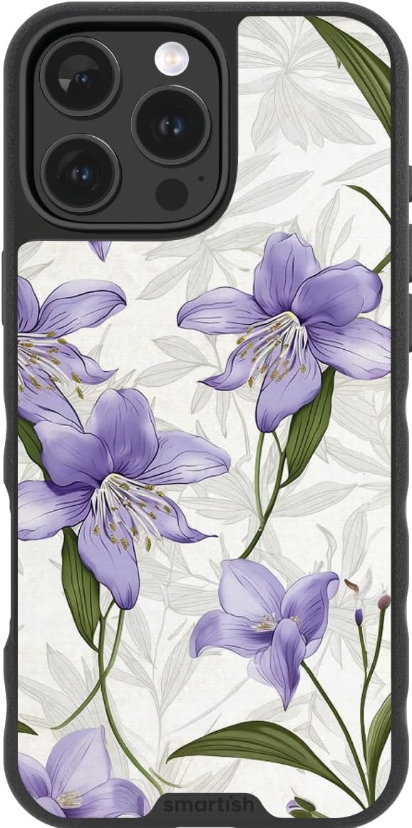 image:imageSmartish iPhone 15 Pro Max MagSafe Case  Gripmunk Slim  MagSafe  Protective  Vintage Floral  Drop Tested 6FT  Wireless Charging  Floral Case for Women  Fits Apple iPhone 15 Pro MaxLily Nouveau Elegance