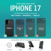 image:imageSmartish  Dont Mesa Round  iPhone 17 MagSafe Case  Gripmunk Lightweight  Protective Thin Grip Cover  Fits iPhone 17Blue Flames