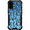 image:imageSmartish  Dont Mesa Round  iPhone 17 MagSafe Case  Gripmunk Lightweight  Protective Thin Grip Cover  Fits iPhone 17Blue Flames