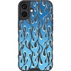 image:imageSmartish  Dont Mesa Round  iPhone 17 MagSafe Case  Gripmunk Lightweight  Protective Thin Grip Cover  Fits iPhone 17Blue Flames