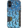 image:imageSmartish  Dont Mesa Round  iPhone 17 MagSafe Case  Gripmunk Lightweight  Protective Thin Grip Cover  Fits iPhone 17Blue Flames