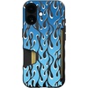 image:imageSmartish  Dont Mesa Round  iPhone 17 MagSafe Case  Gripmunk Lightweight  Protective Thin Grip Cover  Fits iPhone 17Blue Flames