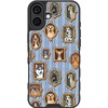 image:imageSmartish  Peachy Pups  iPhone 17 MagSafe Case  Gripmunk Lightweight  Protective Thin Grip Cover  Fits Apple iPhone 17Family Portraits