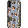 image:imageSmartish  Peachy Pups  iPhone 17 MagSafe Case  Gripmunk Lightweight  Protective Thin Grip Cover  Fits Apple iPhone 17Family Portraits