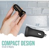 image:imageSmartish 2 Port USB Wall Charger  Charge Shack Maximum Speed 48 Amp Quick Charger Compatible with iPhone Android and All USB Devices Silk  Black32w Car Charger