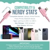 image:imageSmartish 2 in 1 USB C to USB CLightning Cable  Crown Joule  6 Ft Fabric Wrapped Fast Charging Cord  for iPhone Galaxy Pixel  100W Dual Fast Charger for PhonesLaptops  Im BlushingIm Blushing