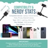 image:imageSmartish 2 in 1 USB C to USB CLightning Cable  Crown Joule  6 Ft Fabric Wrapped Fast Charging Cord  for iPhone Galaxy Pixel  100W Dual Fast Charger for PhonesLaptops  Im BlushingNo 2 Pencil Gray