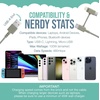 image:imageSmartish 2 in 1 USB C to USB CLightning Cable  Crown Joule  6 Ft Fabric Wrapped Fast Charging Cord  for iPhone Galaxy Pixel  100W Dual Fast Charger for PhonesLaptops  Im BlushingLightly Toasted Beige