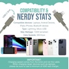 image:imageSmartish 2 in 1 USB C to USB CLightning Cable  Crown Joule  6 Ft Fabric Wrapped Fast Charging Cord  for iPhone Galaxy Pixel  100W Dual Fast Charger for PhonesLaptops  Im BlushingLightly Toasted Beige