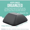 image:imageSmartish Cable Wrangler amp Charger Bundle  Organizer with 2in1 USBC to USBCLightning Cable Fast Charger 100W  Black Tie Affair