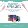 image:imageSmartish Lightning Fast Charging Cable  Crown Joule Durable Nylon Fabric Cord MFi Certified for iPad Airpods iPhone  Im Blushing 6ftIm Blushing
