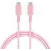 image:imageSmartish Lightning Fast Charging Cable  Crown Joule Durable Nylon Fabric Cord MFi Certified for iPad Airpods iPhone  Im Blushing 6ftIm Blushing