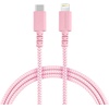 image:imageSmartish Lightning Fast Charging Cable  Crown Joule Durable Nylon Fabric Cord MFi Certified for iPad Airpods iPhone  Im Blushing 6ftIm Blushing