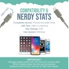 image:imageSmartish Lightning Fast Charging Cable  Crown Joule Durable Nylon Fabric Cord MFi Certified for iPad Airpods iPhone  Im Blushing 6ftLightly Toasted Beige