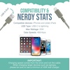 image:imageSmartish Lightning Fast Charging Cable  Crown Joule Durable Nylon Fabric Cord MFi Certified for iPad Airpods iPhone  Im Blushing 6ftLightly Toasted Beige