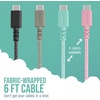 image:imageSmartish Lightning Fast Charging Cable  Crown Joule Durable Nylon Fabric Cord MFi Certified for iPad Airpods iPhone  Im Blushing 6ftLightly Toasted Beige