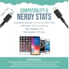 image:imageSmartish Lightning Fast Charging Cable  Crown Joule Durable Nylon Fabric Cord MFi Certified for iPad Airpods iPhone  Im Blushing 6ftNo 2 Pencil Gray