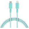 image:imageSmartish Lightning Fast Charging Cable  Crown Joule Durable Nylon Fabric Cord MFi Certified for iPad Airpods iPhone  Im Blushing 6ftTeal Me More