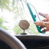 image:imageSmartish MagSafe Mountaineer Car Mount  Compatible wApple iPhone 1716151413  Magnetic Stick on Adhesive Phone Holder  Extra Strength Magnet for Apple Accessories  Black Tie AffairBeige Against The Machine
