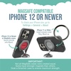 image:imageSmartish MagSafe Mountaineer Car Mount  Compatible wApple iPhone 1716151413  Magnetic Stick on Adhesive Phone Holder  Extra Strength Magnet for Apple Accessories  Black Tie AffairChili Crisp