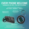 image:imageSmartish MagSafe Phone Grip Kickstand  Quickstand  Magnetic Cell Phone Finger Loop  DualSided Magnets Ring Holder Mount wMagSafe Adapter Kit for Apple iPhone Accessories  Black Tie AffairSo Jaded