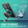 image:imageSmartish MagSafe Phone Grip Kickstand  Quickstand  Magnetic Cell Phone Finger Loop  DualSided Magnets Ring Holder Mount wMagSafe Adapter Kit for Apple iPhone Accessories  Black Tie AffairSo Jaded