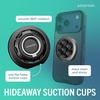image:imageSmartish MagSafe Suction Mount  WallFlower  3 in 1 Reversible Magnetic Phone Grip Finger Loop Suction Mount Kickstand wUniversal MagSafe Adapter Kit for Apple iPhone  So JadedBlack Tie Affair