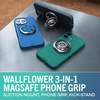 image:imageSmartish MagSafe Suction Mount  WallFlower  3 in 1 Reversible Magnetic Phone Grip Finger Loop Suction Mount Kickstand wUniversal MagSafe Adapter Kit for Apple iPhone  So JadedSo Jaded