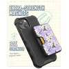 image:imageSmartish MagSafe Wallet  Side Hustle Flip  Magnetic Card Holder Kickstand  Slim  Flip Finger Grip Strap Holds 3 Cards  Cash Compatible with Apple iPhone 171615141312  Black Tie AffairVery Cherry Blossom