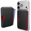 image:imageSmartish MagSafe Wallet  Side Hustle Flip  Magnetic Card Holder Kickstand  Slim  Flip Finger Grip Strap Holds 3 Cards  Cash Compatible with Apple iPhone 171615141312  Black Tie AffairBlack Tie Affair