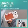 image:imageSmartish MagSafe Wallet  Side Hustle Flip  Magnetic Card Holder Kickstand  Slim  Flip Finger Grip Strap Holds 3 Cards  Cash Compatible with Apple iPhone 171615141312  Black Tie AffairTeddy Bear Brown