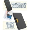 image:imageSmartish MagSafe Wallet  Side Hustle Flip  Magnetic Card Holder Kickstand  Slim  Flip Finger Grip Strap Holds 3 Cards  Cash Compatible with Apple iPhone 171615141312  Black Tie AffairBlack Tie Affair
