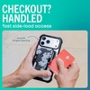 image:imageSmartish MagSafe Wallet  Side Hustle Flip  Magnetic Card Holder Kickstand  Slim  Flip Finger Grip Strap Holds 3 Cards  Cash Compatible with Apple iPhone 171615141312  Black Tie AffairVery Cherry Blossom